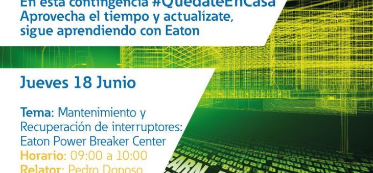 EATON Chile capacitación Online Jueves 18 de Junio